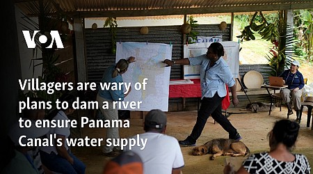 Villagers are wary of plans to dam a river to ensure Panama Canal's water supply