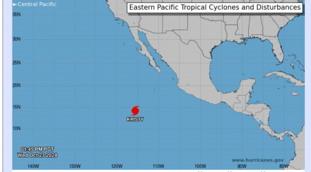 How Tropical Storm Nadine Became Hurricane Kristy in 72 Hours