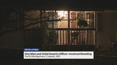 One man, one child dead in officer involved shooting in Lawson