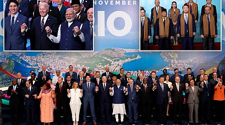 Biden finally stands front and center in G20 group photo