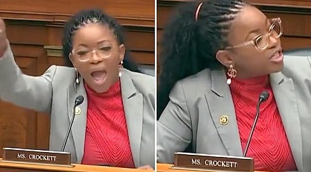 Texas Democrat Rep. Jasmine Crockett rants against 'white man' on the Dismantle DEI Act