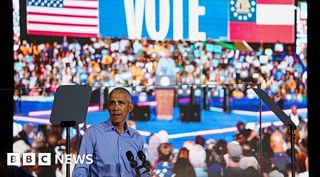 Obama and stars help Democrats shore up Georgia votes