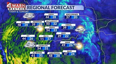 Warming up through end of week, soggy weekend ahead