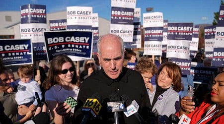 Democrat Bob Casey concedes to Republican David McCormick in Pennsylvania Senate contest