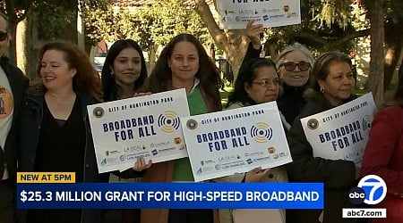 Huntington Park to expand high-speed internet access thanks to $25.3M grant