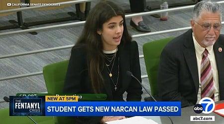 How an LA high school student pushed for new law allowing minors to carry Narcan on campus