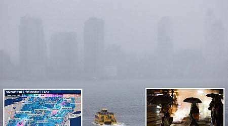 New York sees first impacts from winter storm as Northeast gets blasted by snow, beneficial rain