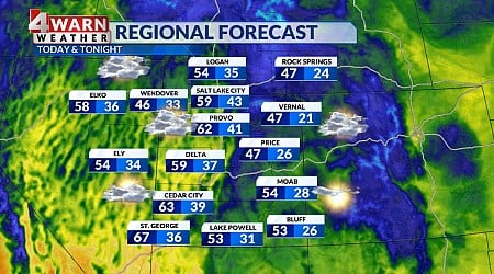 Warm today, snowy weekend ahead for Nothern Utah