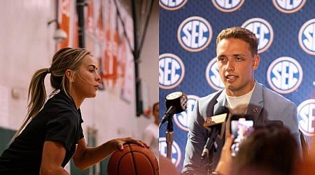 Carson Beck's GF Hanna Cavinder Taunts Georgia QB's Guarding Skills While Flexing Her Own Basketball Prowess