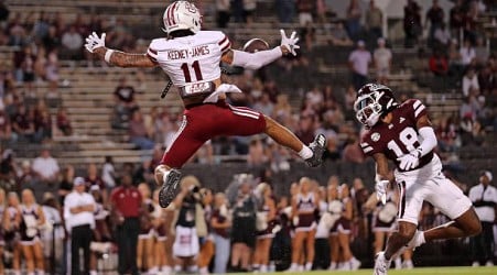 UMass Redshirt WR Jakobie Keeney James Draws Parallels to 17YO Ryan Williams After Stunning Kirby Smart's Georgia