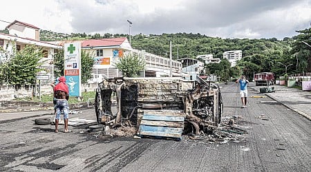 A la Martinique, une nuit relativement calme après plusieurs soirs de tensions