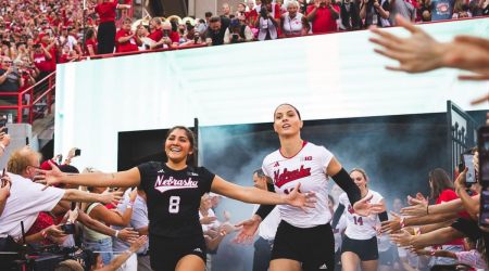 Ahead of Crucial Game, Nebraska Volleyball vs Wisconsin Badgers Grab Packed Memorial Stadium’s Attention