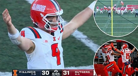 Rutgers blows chance for upset win after icing Illinois kicker backfires