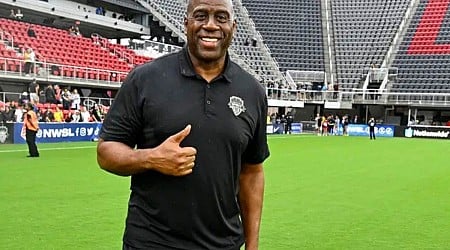 Magic Johnson Encounters $155 Billion Worth Business Moguls as He Returns After Witnessing Spirit’s NWSL Loss