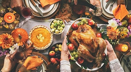 Thanksgiving meals are 7% cheaper outside of California