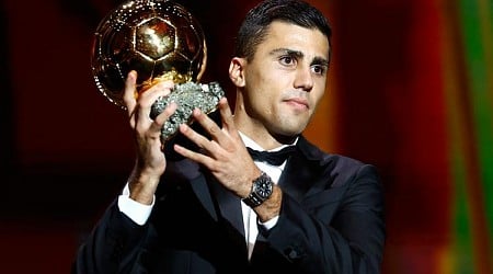 Rodri vinder Ballon d'Or: Real Madrid boykottede ceremoni i solidaritet med forbigået stjerne