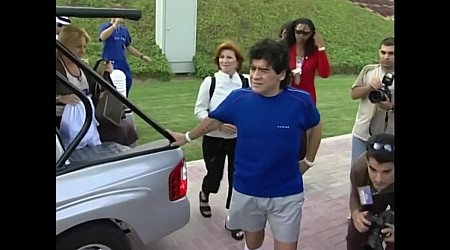 Desclasifican imágenes inéditas de Maradona: ¡hizo otra mano de Dios!