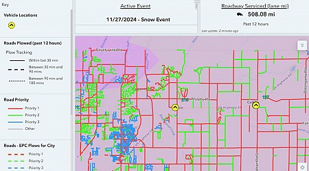 El Paso County introduces new plow truck tracking feature