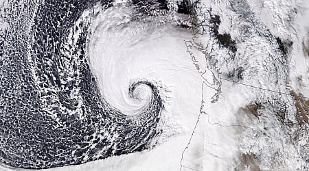 Satellite Image Reveals Staggering ‘Bomb Cyclone’ Hammering the Pacific Northwest