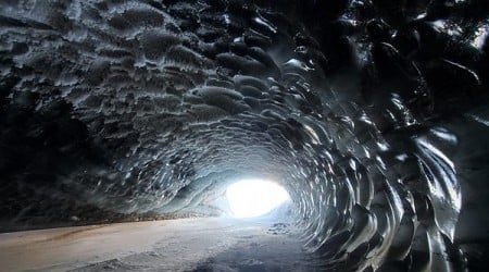 Castner Glacier Ice Cave in Delta Junction, Alaska