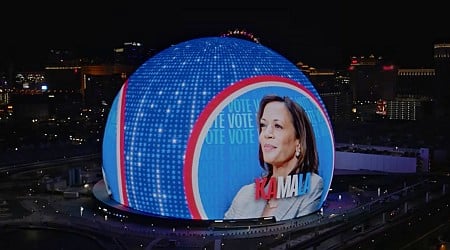 Kamala Harris Campaign Buys Ad on Las Vegas Sphere as Nevada Polls Are Tied