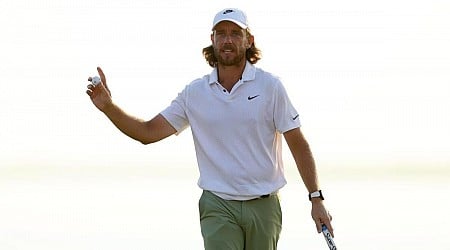 Tommy Fleetwood ties course record to grab first-round lead at 2024 Abu Dhabi HSBC Championship