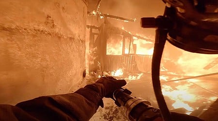 Heart-Pumping GoPro Footage Captures Firefighter’s POV As Flames Surge