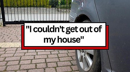 Resident gets fed up with workers blocking his driveway with cars, so he cleverly blocks them in return, leading to a dispute when they try to leave: ‘I completely lost it at them’