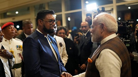 India's Modi offers aid to Caribbean nations while meeting leaders in Guyana