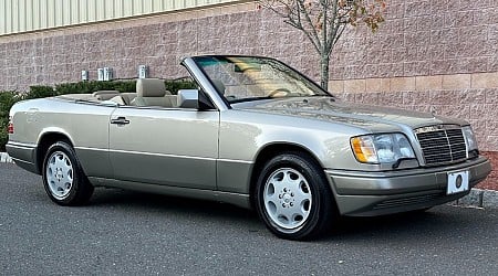 32k-Mile 1995 Mercedes-Benz E320 Cabriolet at No Reserve