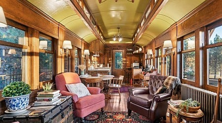 De tren abandonado a Airbnb de lujo: cómo convertir un vagón de 1909 en un alojamiento de 300 euros la noche