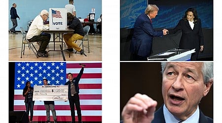 Stocks that could move, the biggest donors, jobs for Jamie Dimon and Elon Musk: Election news roundup