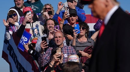 Trump slams media in Pennsylvania as Harris stumps in Michigan