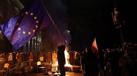 Georgia rocked by fierce protests after government puts EU hopes on ice