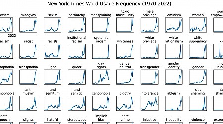 New York Times Word Usage Frequency Chart