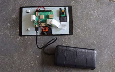 Build a portable, touchscreen camera with just three parts