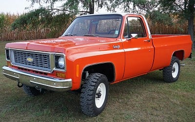 1974 Chevrolet K20 Custom Pickup 4×4 4-Speed at No Reserve