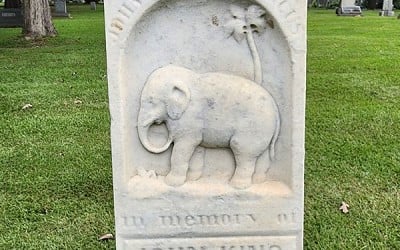 Grave of John King in Charlotte, North Carolina