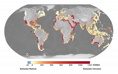 Saltwater Could Contaminate 75% of Coastal Freshwater by 2100