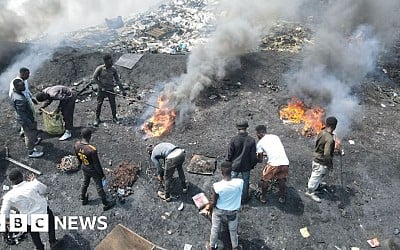 Burning old TVs to survive: The toxic trade in electrical waste