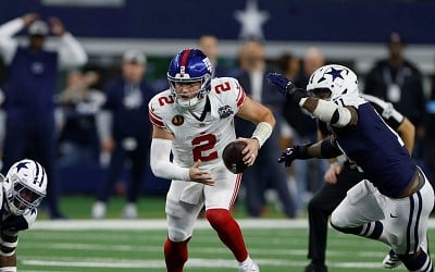 NFL Fans Troll Daboll, Giants for Loss to Rush, Cowboys After Daniel Jones' Release