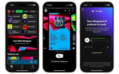 'Spotify Wrapped' Recaps Your Listening History for 2024 Using AI Hosts