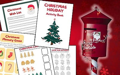 Santa Just Dropped Off Free Activity Books For Kids in Minnesota