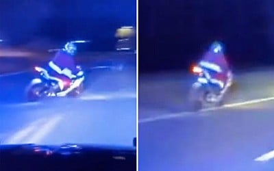 Motorcycling Santa Claus outruns Florida police in 120mph, high-speed chase and gets away: video