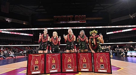 USC Volleyball Gains LA Dodgers’ Support on Senior Night as World Champion Coach Makes Special Appearance