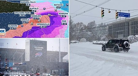 Upstate NY may see 6 ft of snow as NYC braces for cold snap