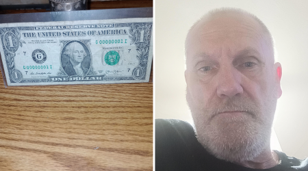 Man Gets $1 Bill From Vending Machine, Notices Something Very Unusual