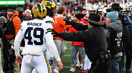 Michigan Upset Over Ohio State Erupts Into Brawl Captured Live On TV