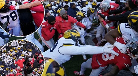 Michigan-Ohio State fined $100,000 each for postgame brawl