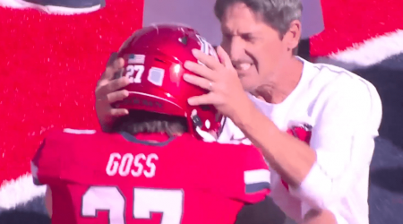 Arizona coach bloodied after head-butting helmeted player